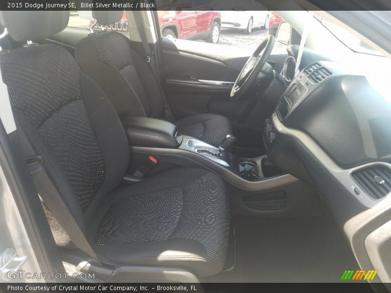 Billet Silver Metallic / Black 2015 Dodge Journey SE