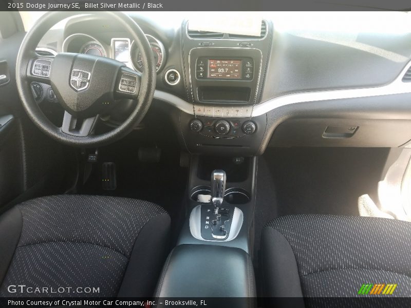 Billet Silver Metallic / Black 2015 Dodge Journey SE