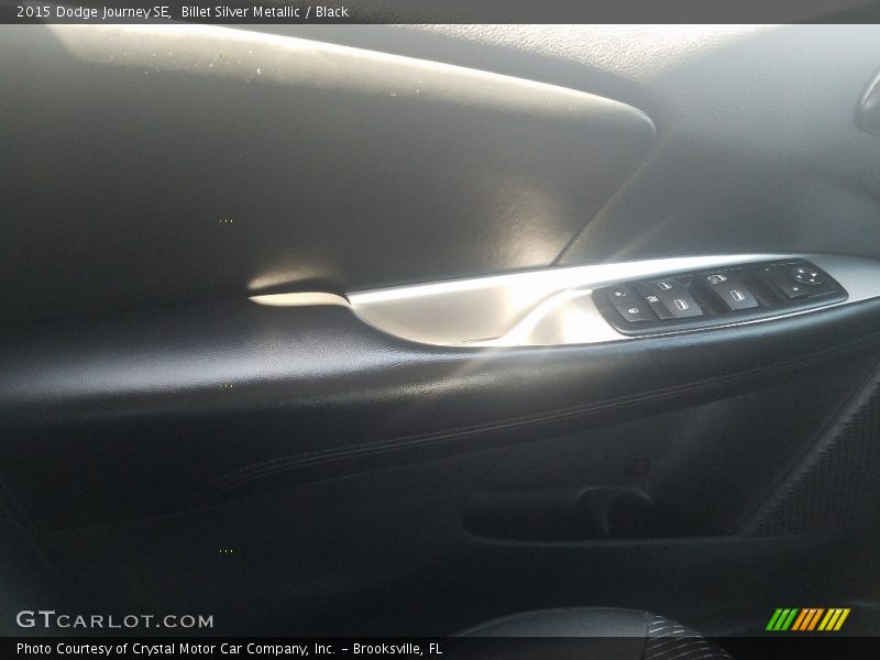 Billet Silver Metallic / Black 2015 Dodge Journey SE