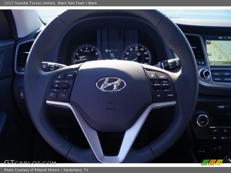 Black Noir Pearl / Black 2017 Hyundai Tucson Limited