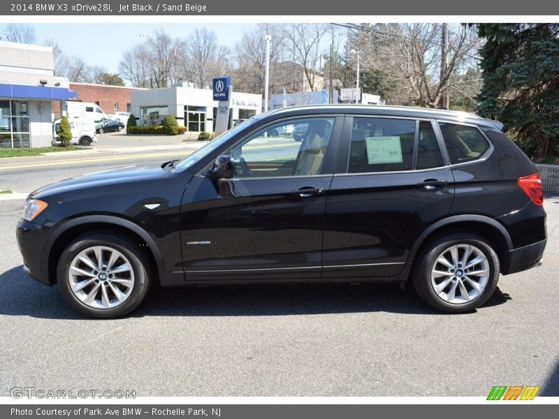 Jet Black / Sand Beige 2014 BMW X3 xDrive28i