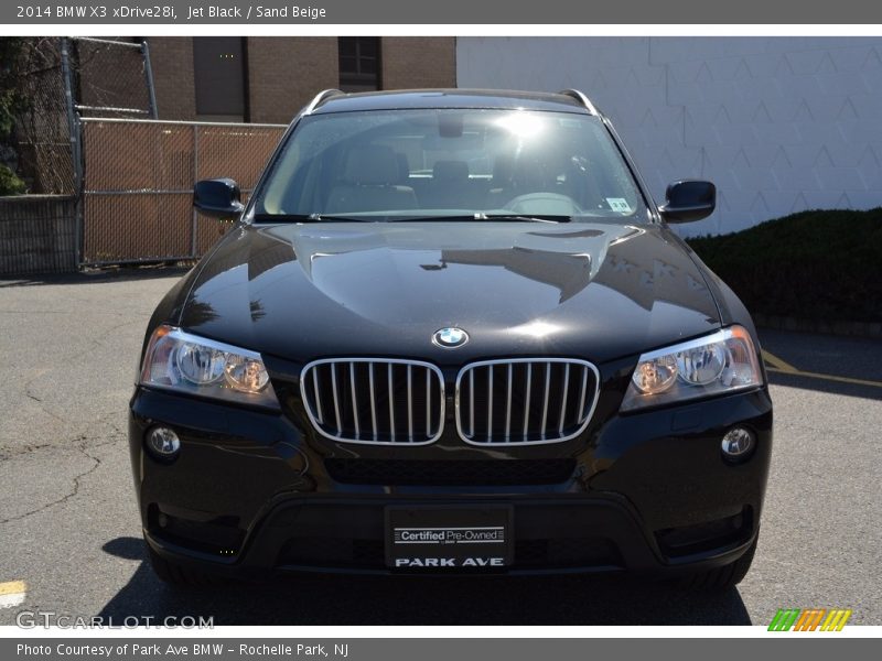 Jet Black / Sand Beige 2014 BMW X3 xDrive28i