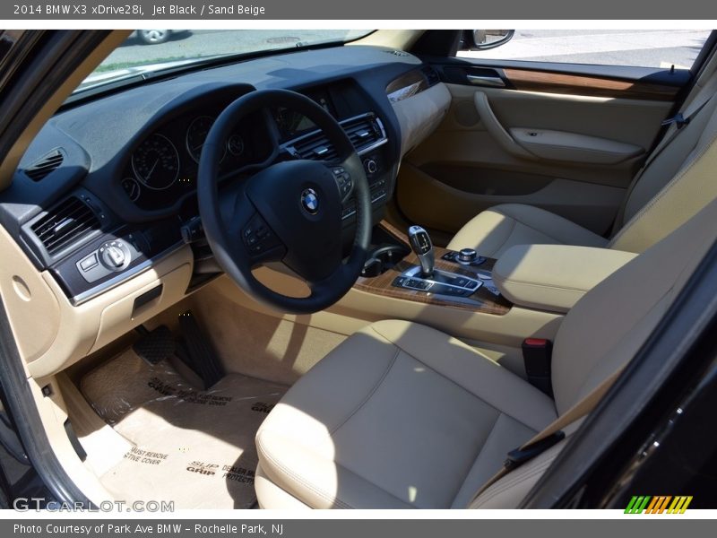 Jet Black / Sand Beige 2014 BMW X3 xDrive28i