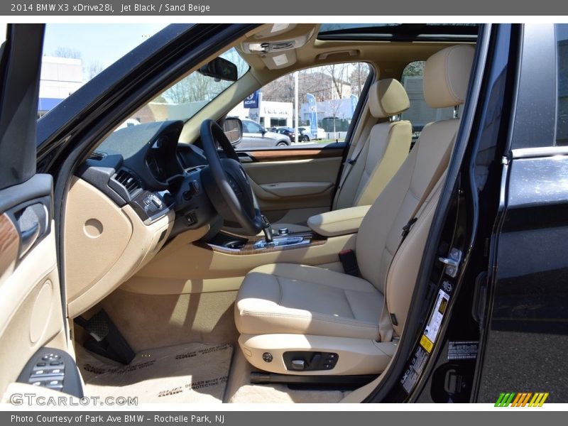 Jet Black / Sand Beige 2014 BMW X3 xDrive28i