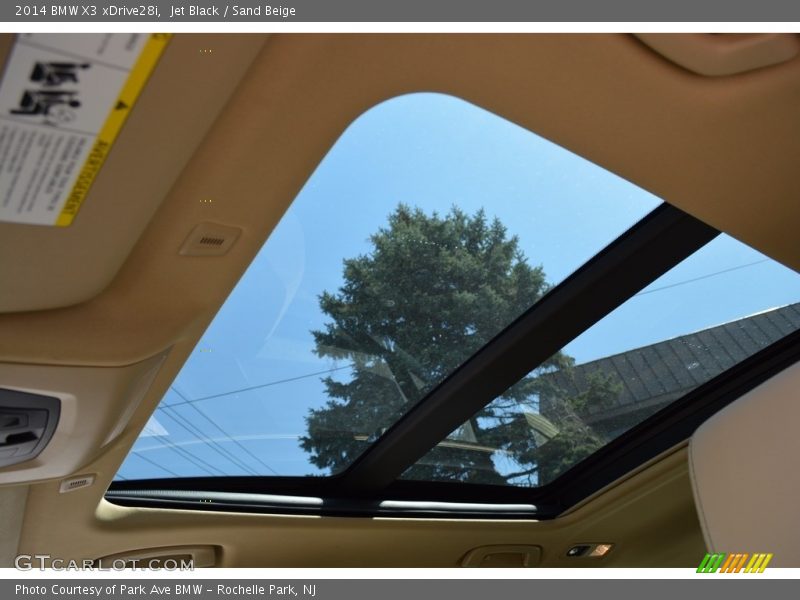 Jet Black / Sand Beige 2014 BMW X3 xDrive28i