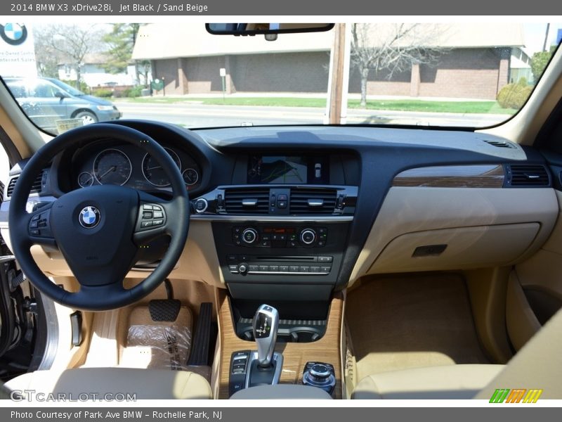 Jet Black / Sand Beige 2014 BMW X3 xDrive28i