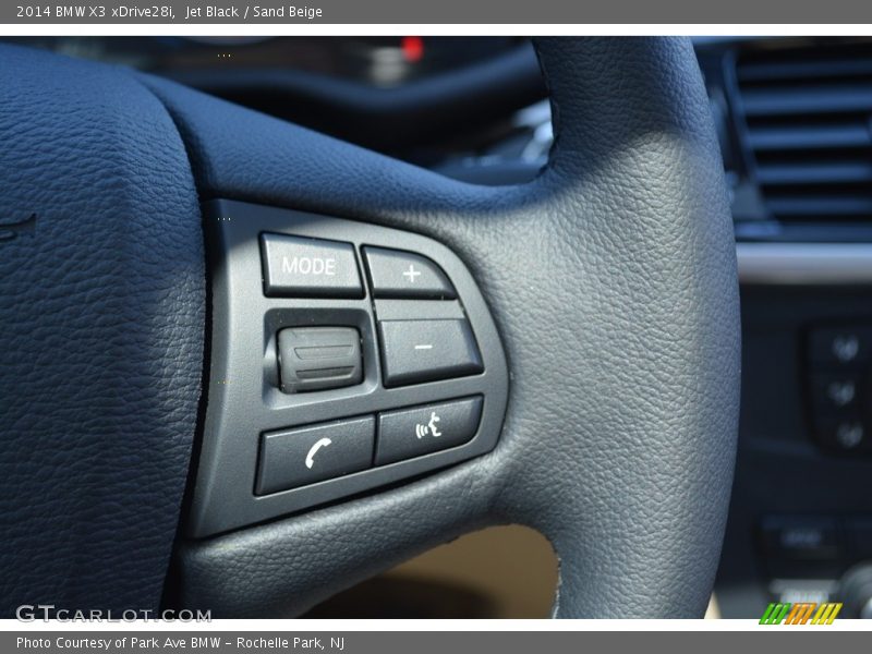 Jet Black / Sand Beige 2014 BMW X3 xDrive28i