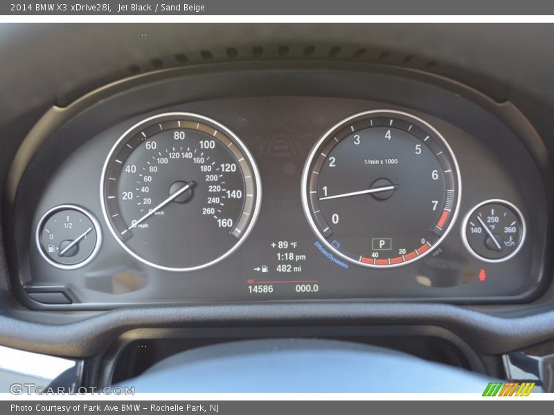 Jet Black / Sand Beige 2014 BMW X3 xDrive28i