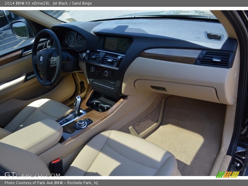 Jet Black / Sand Beige 2014 BMW X3 xDrive28i