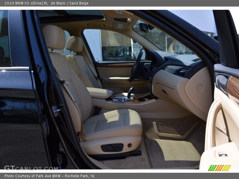 Jet Black / Sand Beige 2014 BMW X3 xDrive28i