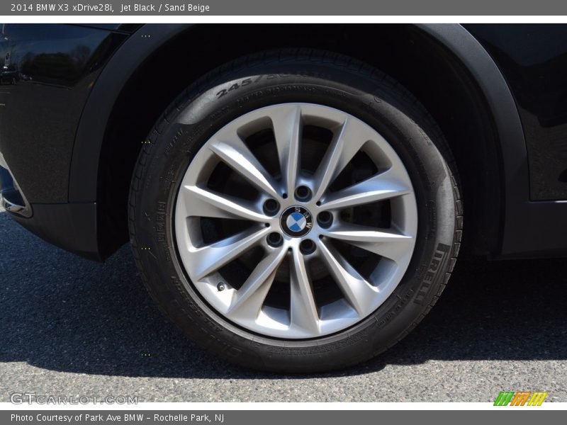 Jet Black / Sand Beige 2014 BMW X3 xDrive28i