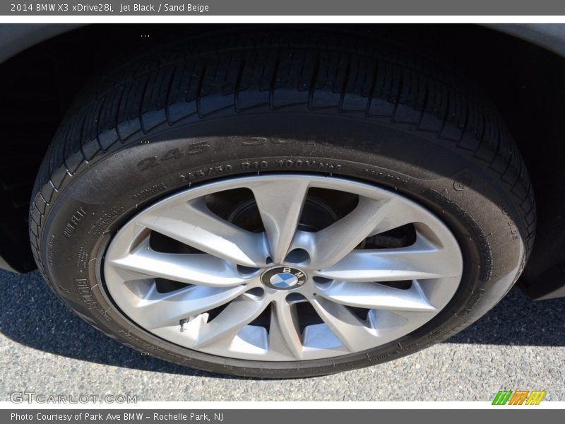 Jet Black / Sand Beige 2014 BMW X3 xDrive28i