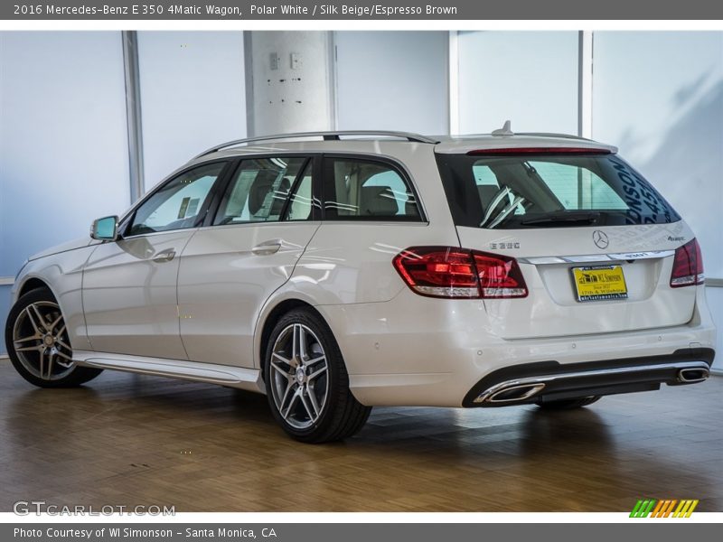 Polar White / Silk Beige/Espresso Brown 2016 Mercedes-Benz E 350 4Matic Wagon