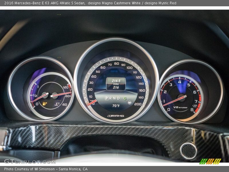  2016 E 63 AMG 4Matic S Sedan 63 AMG 4Matic S Sedan Gauges