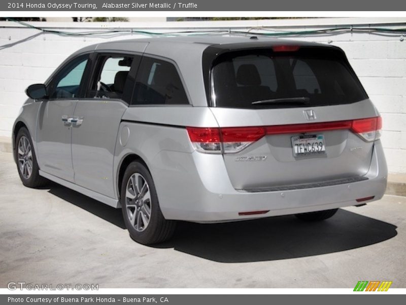 Alabaster Silver Metallic / Truffle 2014 Honda Odyssey Touring