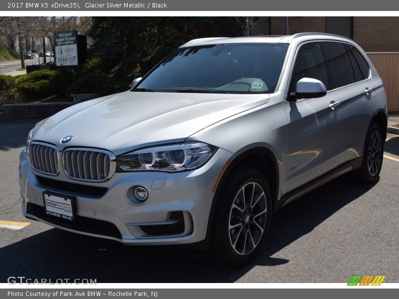 Glacier Silver Metallic / Black 2017 BMW X5 xDrive35i