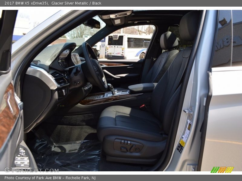 Glacier Silver Metallic / Black 2017 BMW X5 xDrive35i