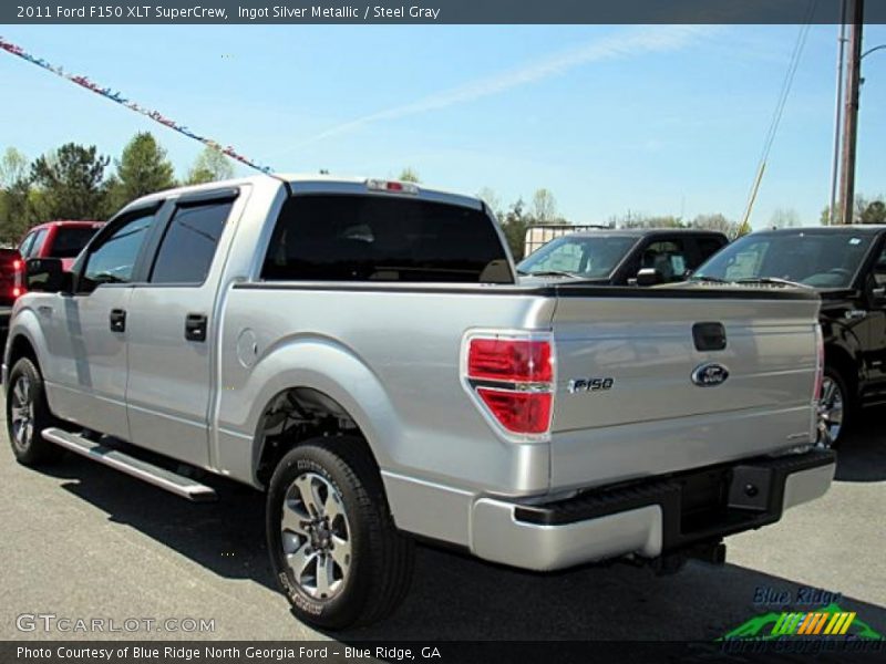 Ingot Silver Metallic / Steel Gray 2011 Ford F150 XLT SuperCrew