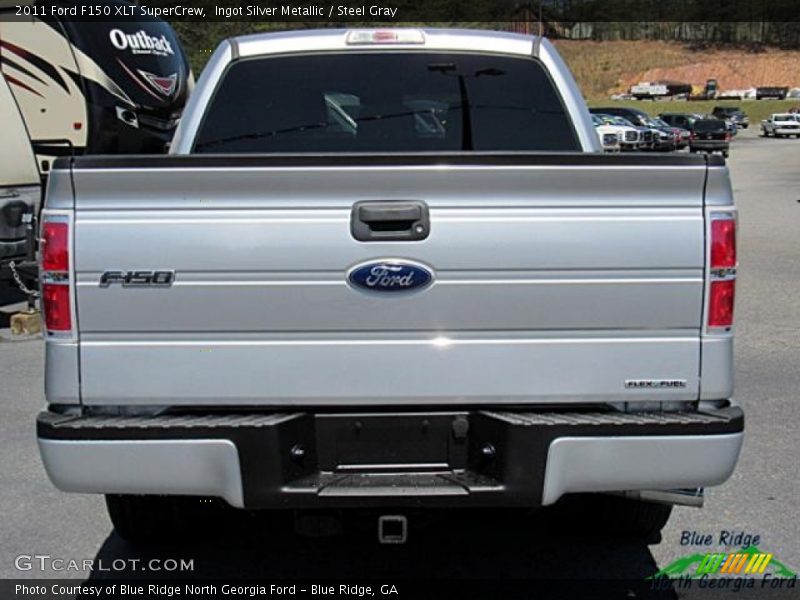 Ingot Silver Metallic / Steel Gray 2011 Ford F150 XLT SuperCrew