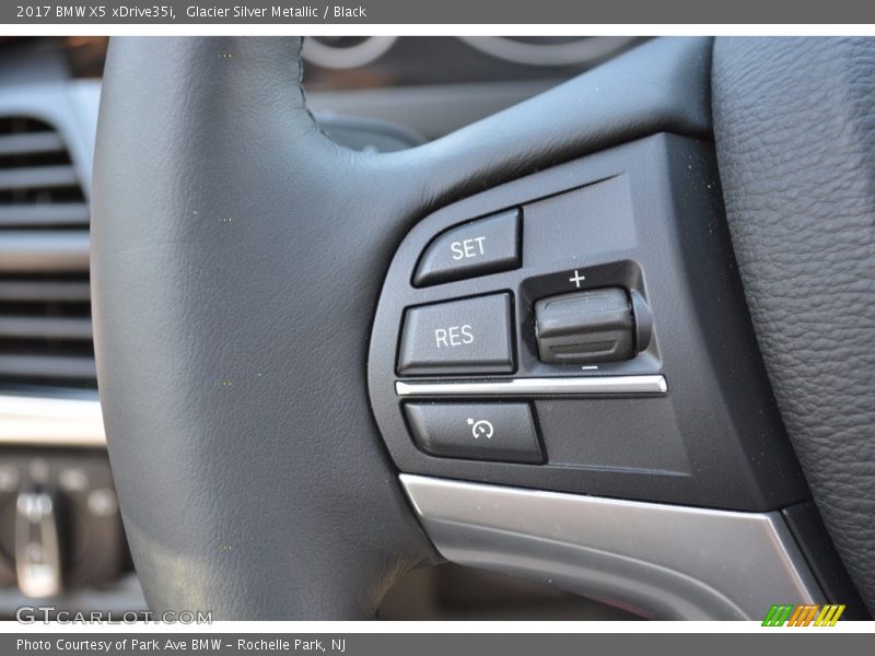 Glacier Silver Metallic / Black 2017 BMW X5 xDrive35i