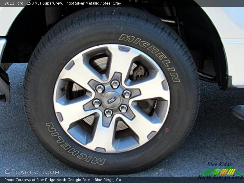 Ingot Silver Metallic / Steel Gray 2011 Ford F150 XLT SuperCrew
