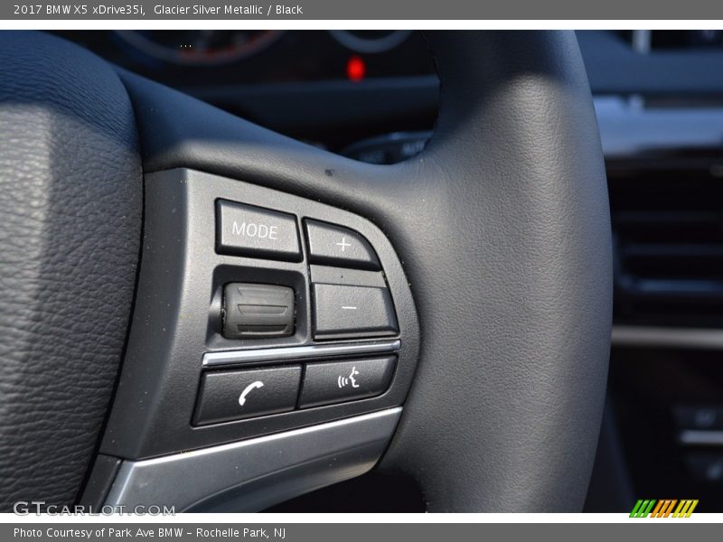 Glacier Silver Metallic / Black 2017 BMW X5 xDrive35i