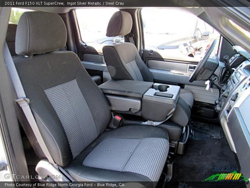 Ingot Silver Metallic / Steel Gray 2011 Ford F150 XLT SuperCrew
