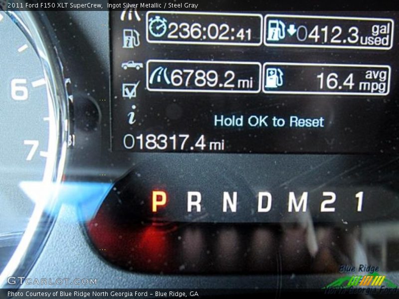 Ingot Silver Metallic / Steel Gray 2011 Ford F150 XLT SuperCrew