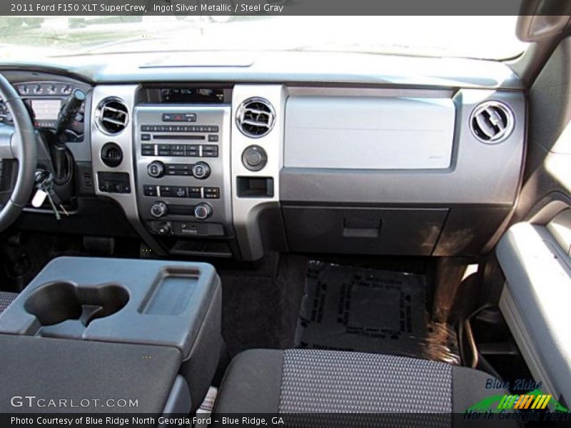 Ingot Silver Metallic / Steel Gray 2011 Ford F150 XLT SuperCrew