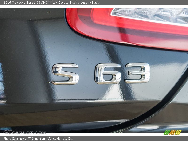 Black / designo Black 2016 Mercedes-Benz S 63 AMG 4Matic Coupe