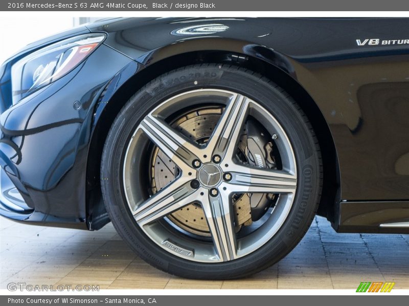 Black / designo Black 2016 Mercedes-Benz S 63 AMG 4Matic Coupe