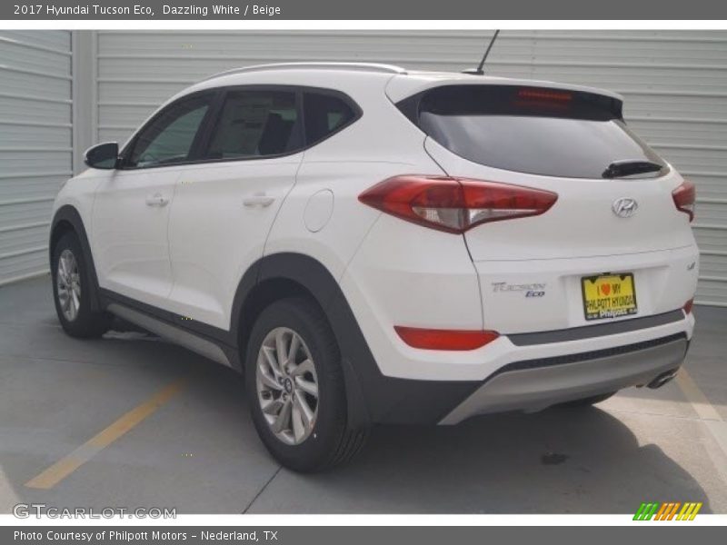 Dazzling White / Beige 2017 Hyundai Tucson Eco