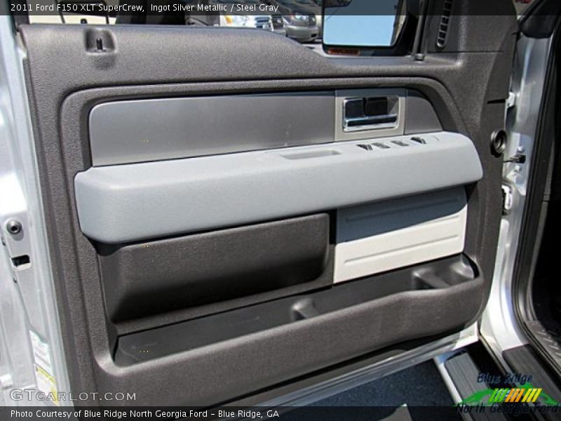 Ingot Silver Metallic / Steel Gray 2011 Ford F150 XLT SuperCrew