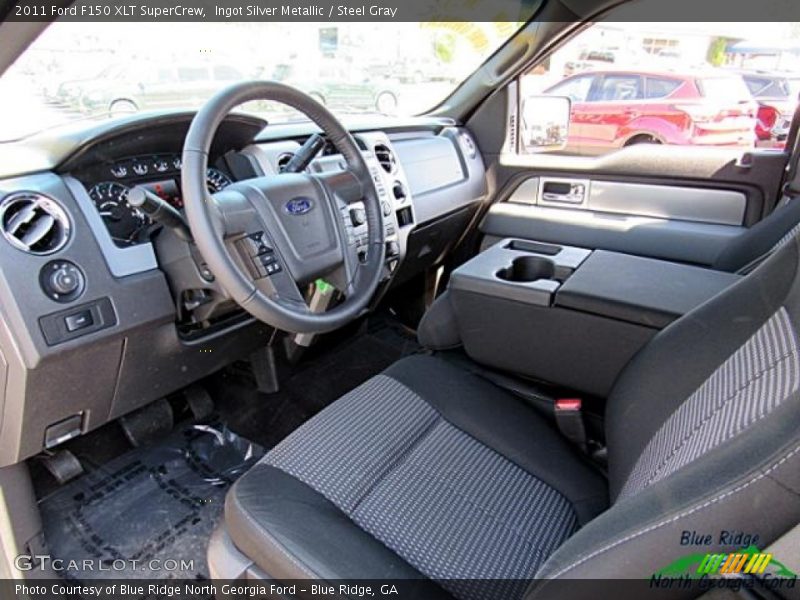 Ingot Silver Metallic / Steel Gray 2011 Ford F150 XLT SuperCrew