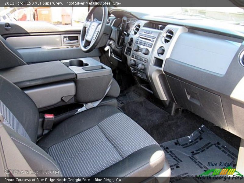 Ingot Silver Metallic / Steel Gray 2011 Ford F150 XLT SuperCrew