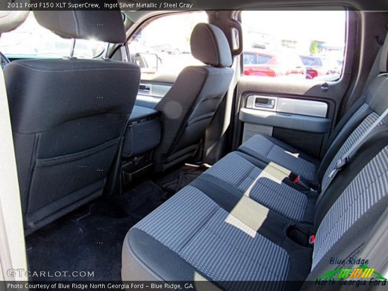 Ingot Silver Metallic / Steel Gray 2011 Ford F150 XLT SuperCrew
