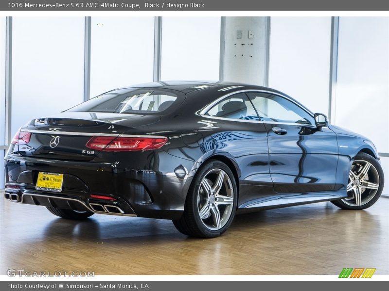 Black / designo Black 2016 Mercedes-Benz S 63 AMG 4Matic Coupe