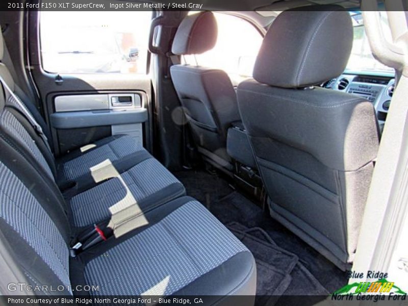 Ingot Silver Metallic / Steel Gray 2011 Ford F150 XLT SuperCrew