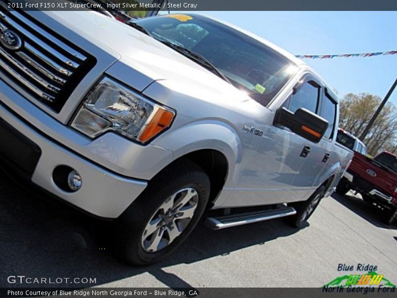 Ingot Silver Metallic / Steel Gray 2011 Ford F150 XLT SuperCrew