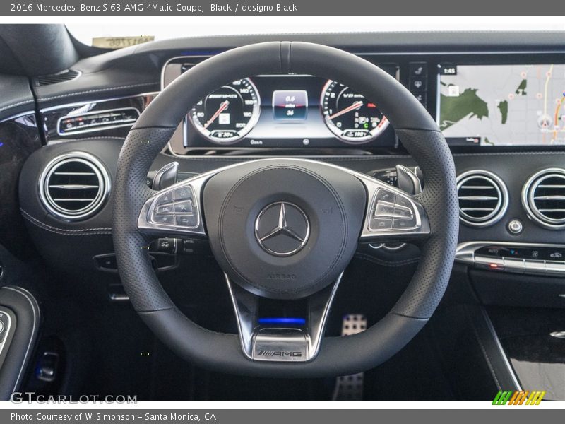 Black / designo Black 2016 Mercedes-Benz S 63 AMG 4Matic Coupe