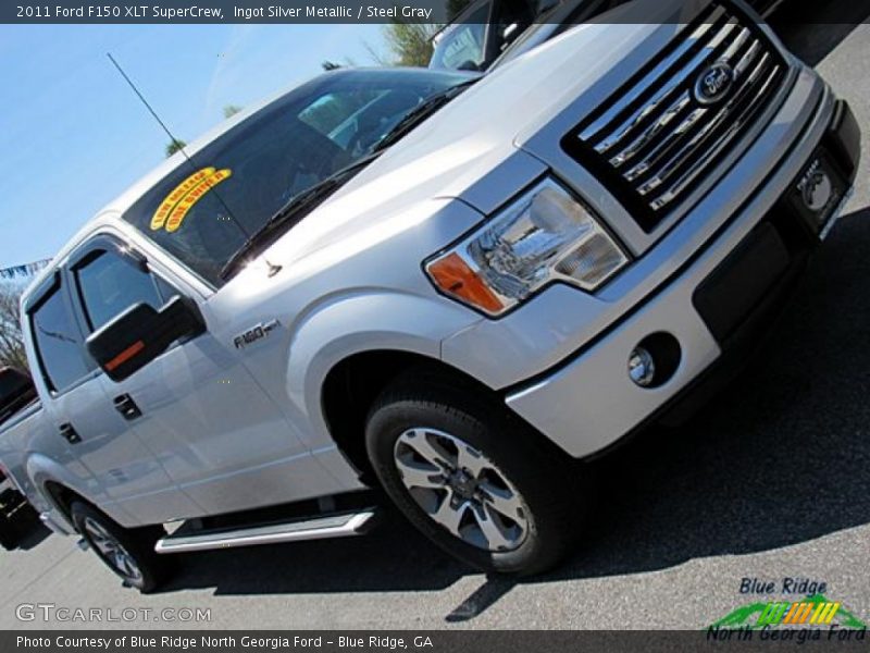Ingot Silver Metallic / Steel Gray 2011 Ford F150 XLT SuperCrew