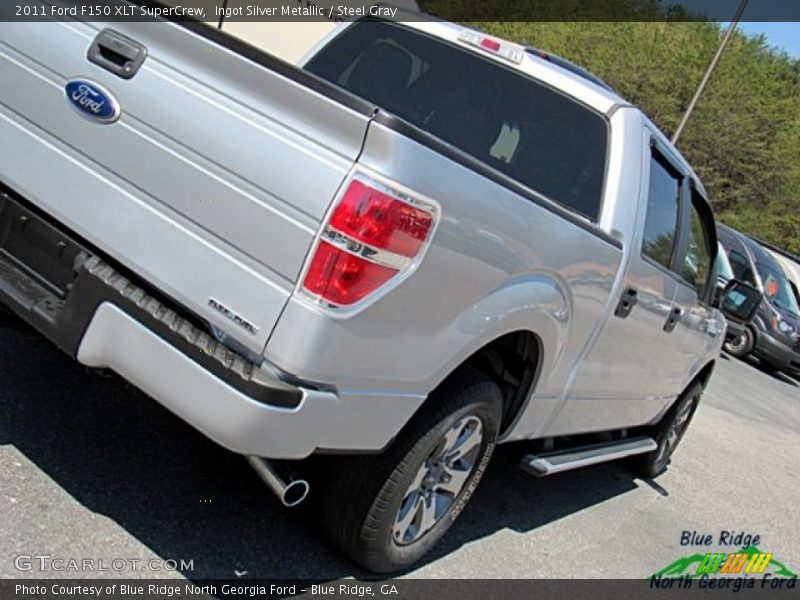 Ingot Silver Metallic / Steel Gray 2011 Ford F150 XLT SuperCrew