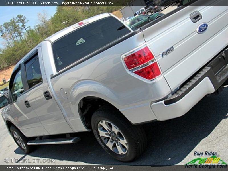 Ingot Silver Metallic / Steel Gray 2011 Ford F150 XLT SuperCrew