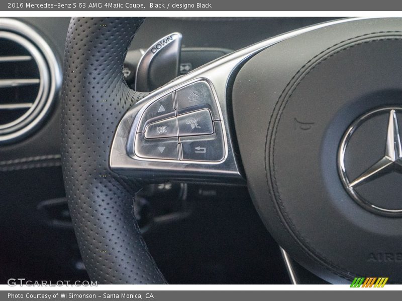 Black / designo Black 2016 Mercedes-Benz S 63 AMG 4Matic Coupe