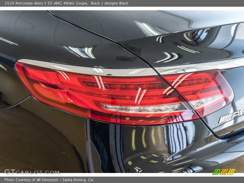 Black / designo Black 2016 Mercedes-Benz S 63 AMG 4Matic Coupe