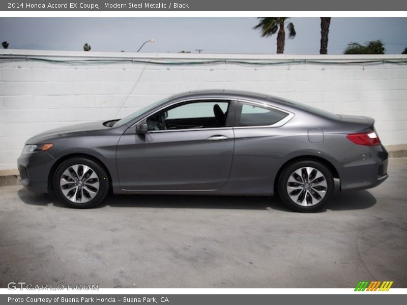 Modern Steel Metallic / Black 2014 Honda Accord EX Coupe