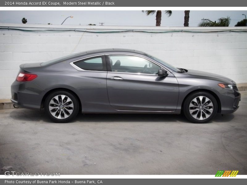 Modern Steel Metallic / Black 2014 Honda Accord EX Coupe
