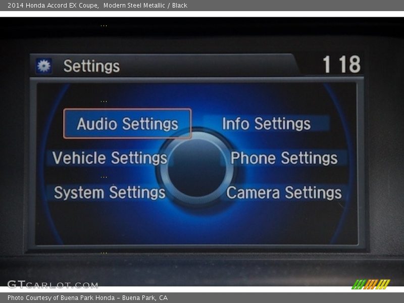 Modern Steel Metallic / Black 2014 Honda Accord EX Coupe