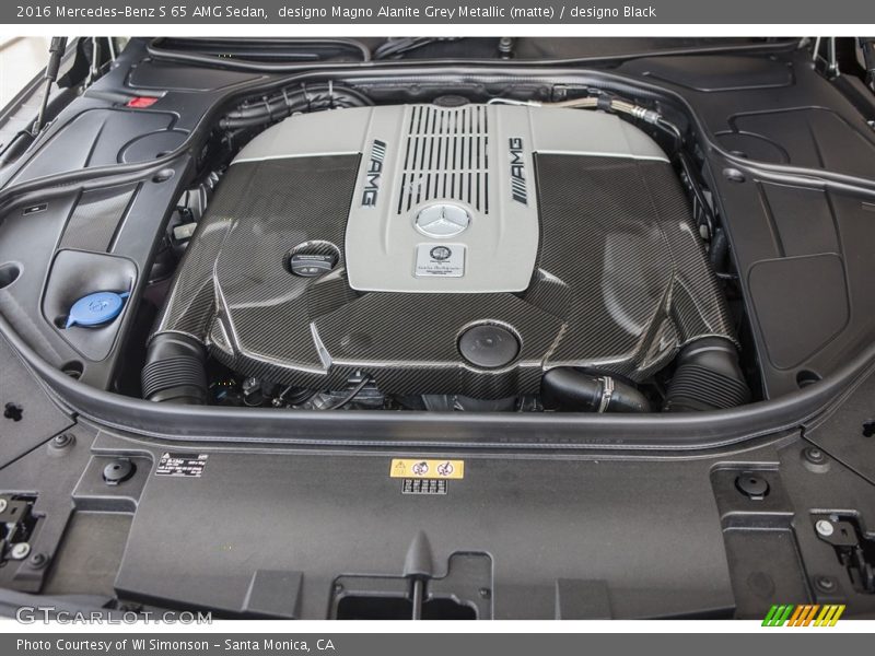  2016 S 65 AMG Sedan Engine - 6.0 Liter AMG biturbo SOHC 36-Valve V12