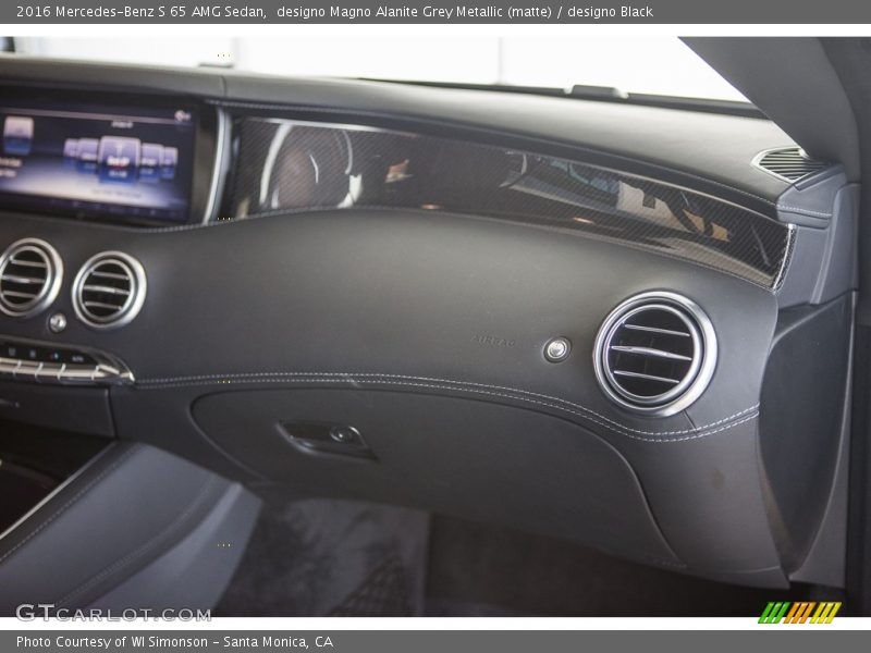 designo Magno Alanite Grey Metallic (matte) / designo Black 2016 Mercedes-Benz S 65 AMG Sedan